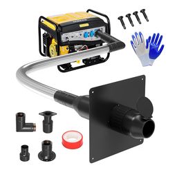 Generator Exhaust Extension Silencer kit with Three Universal Adapters