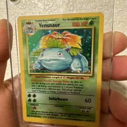 Venusaur Base Set English Vintage 1999 Pokemon Card