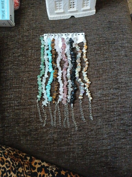 New Boho Gem Bead Bracelets Set Of 10