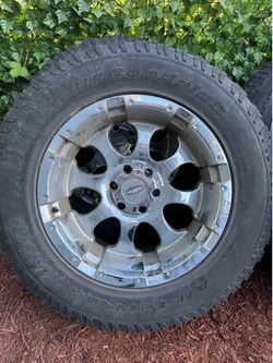 “20” Moto Metal MO959 Chrome Wheels 6x139.7 Ram 1500 + BFGoodrich 285/65R20
