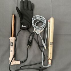 Lange Hair Straightener And Curling Wand 