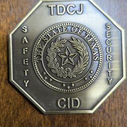 Challenge Coin TDCJ