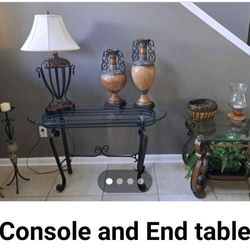 Consol & End Table 