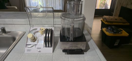Cuisinart 14-Cup Food Processor - Good Condition (Complete Bundle + Extra 2mm Blade & Holder)
