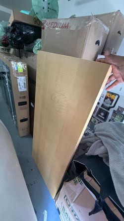 Modern Desk / Table with Removable Metal Legs