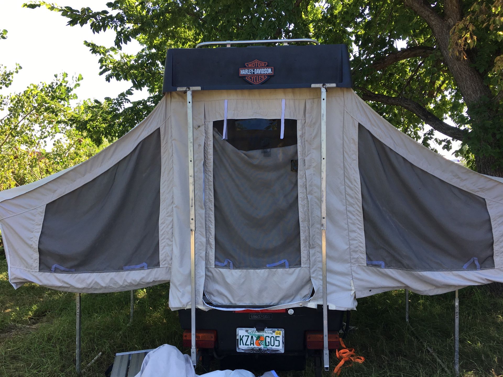 Aspen Ambassador motorcycle/car pop up camper