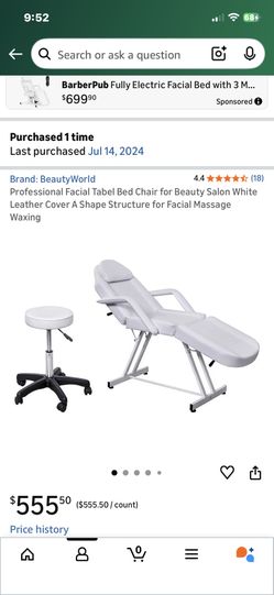 Professional Esthetician/cosmo Bed