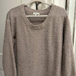 Cozy Taupe Color Sweater S/M