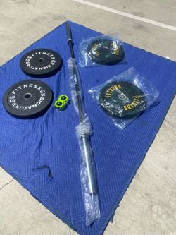 Premium barbell bumper plate set 2” Olympic