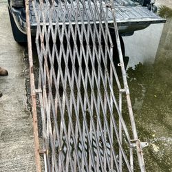 Folding Single Security Gate Metal 
