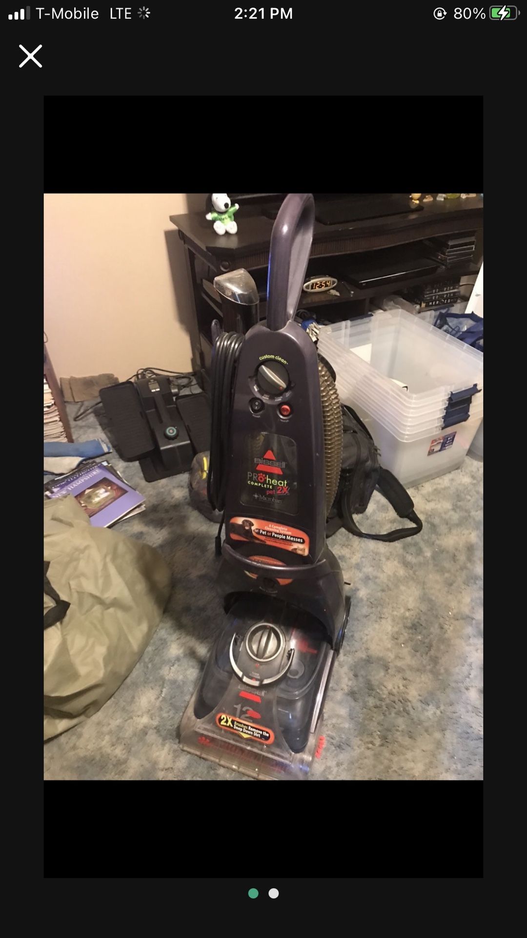 Like Do Very Nice Bissell Pro Heat Carpet Steam Cleaner With Attachments Only $80 Firm