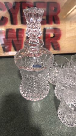 Gorham lead crystal decanter