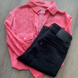 LEVI’S  jeans And Polo Garage Shirt  