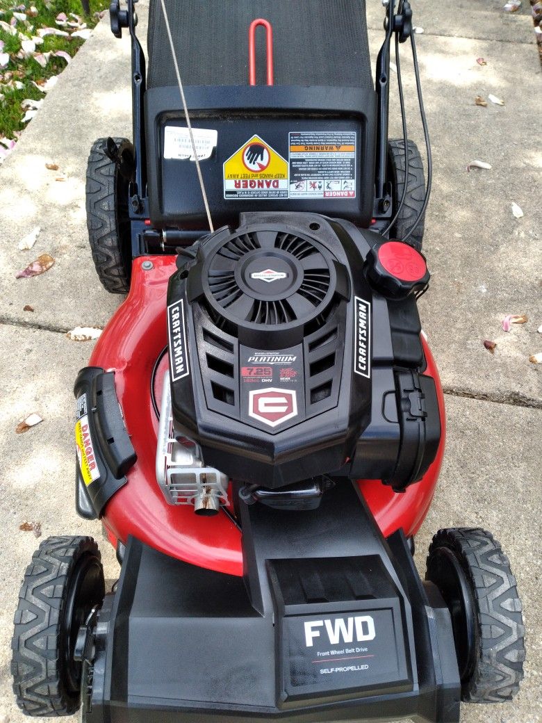 Craftsman Platinum 21" Inch Self Propelled Lawnmower W/Bag