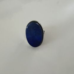 Lapis Lazuli And Sterling Silver Ring