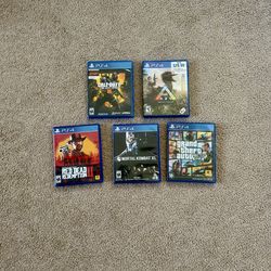 PS4 games $4 each (used)