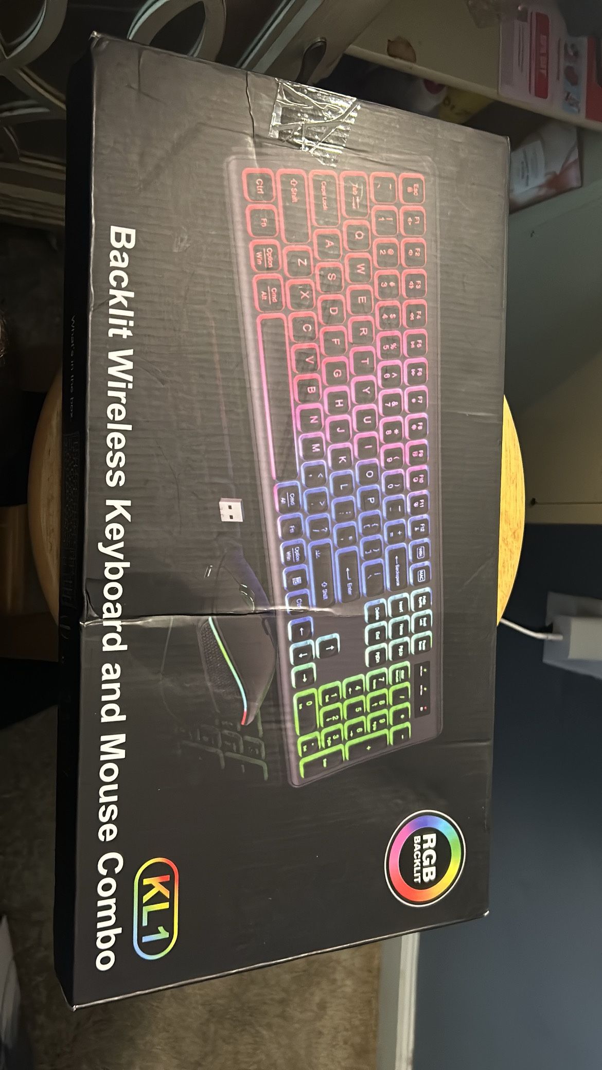 RGB BACKLIT WIRELESS KEYBOARD & MOUSE