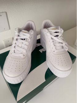 Puma Cali Wedge White Women size 7