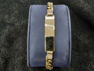 ID Bracelet - Yellow Gold 18k (.750) 13.9 grams 8 inch