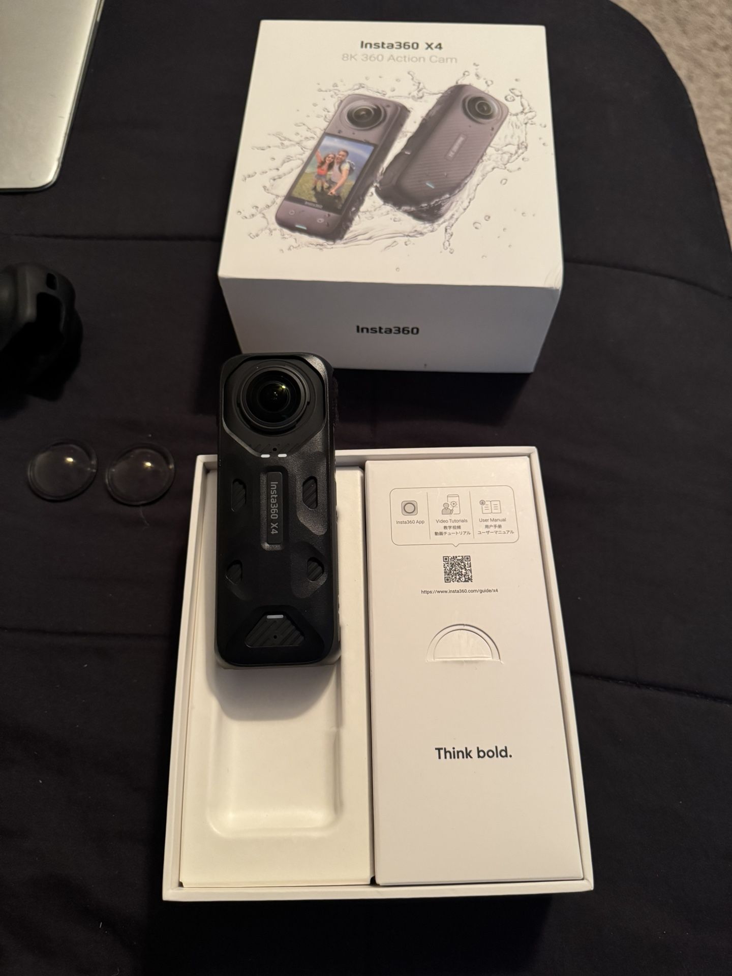 Insta360 - X4 8K 360 Degree Action Camera - Black