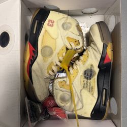 Jordan 5 Off White Sail