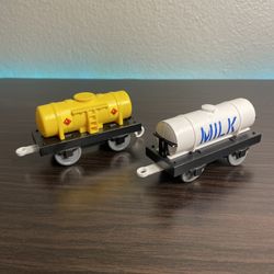 Thomas & Friends Trains Cargo Trackmaster Tanker Milk Fuel Sodor Fuel Qty 2