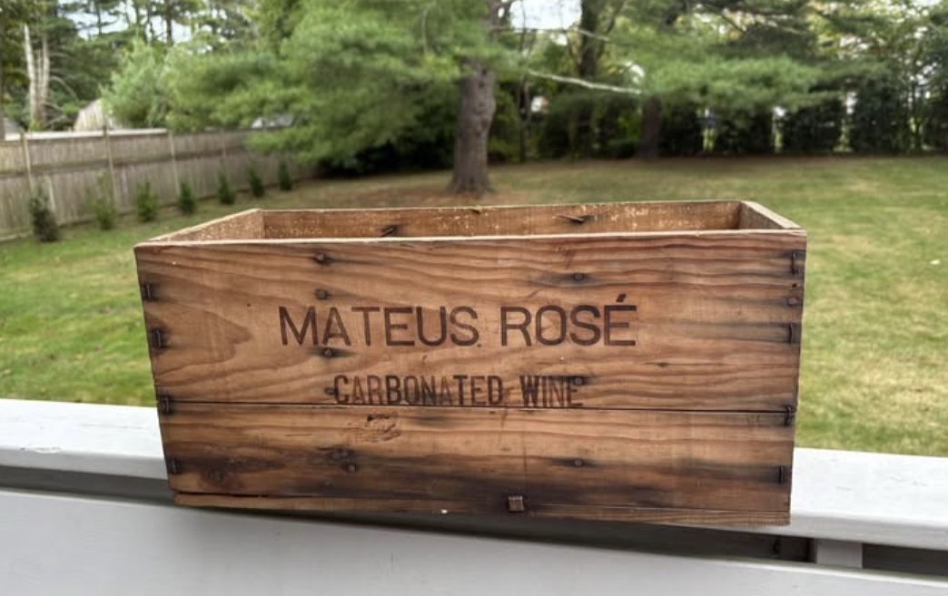 Antique Wooden Wine Crate