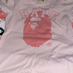 Pink Bape Tshirt Authentic Bag Included Brand New $80 Size Xsmall 