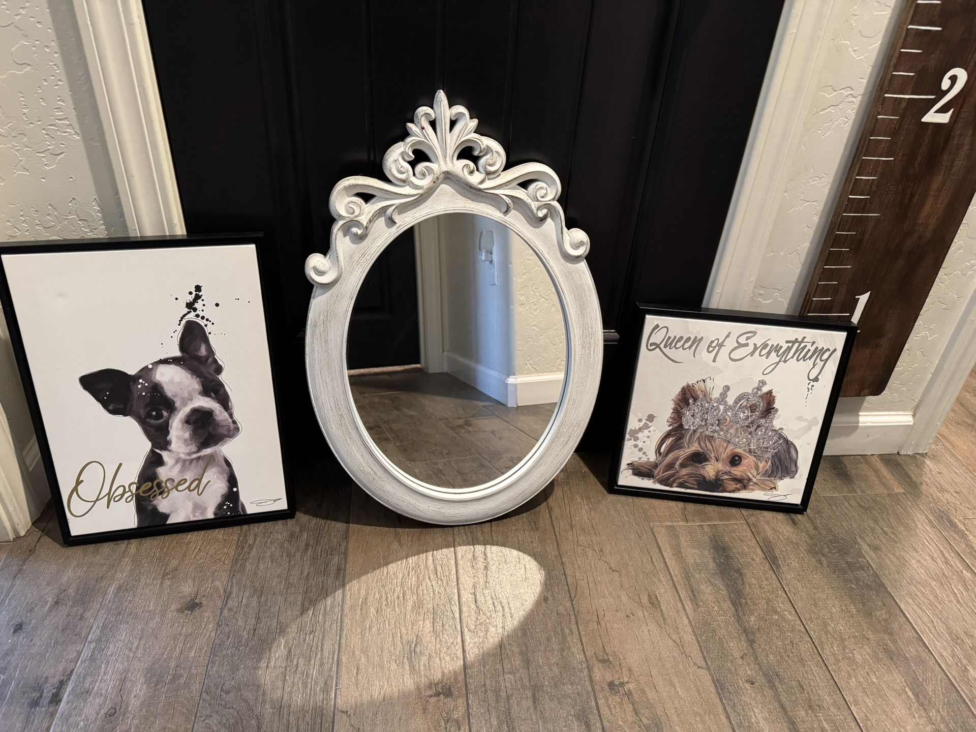 Mirror And Dog Canvas