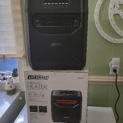 Life Smart Quartz Infrared Heater - Large Room Size - Brand New $90