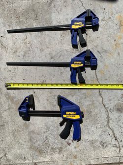 IRWIN one handed QUICK-GRIP Bar Clamps