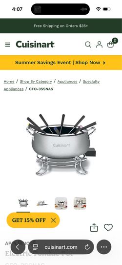 Cuisinart Electric Fondue Set