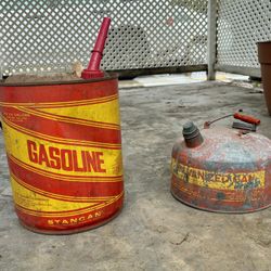 Vintage Gas Cans
