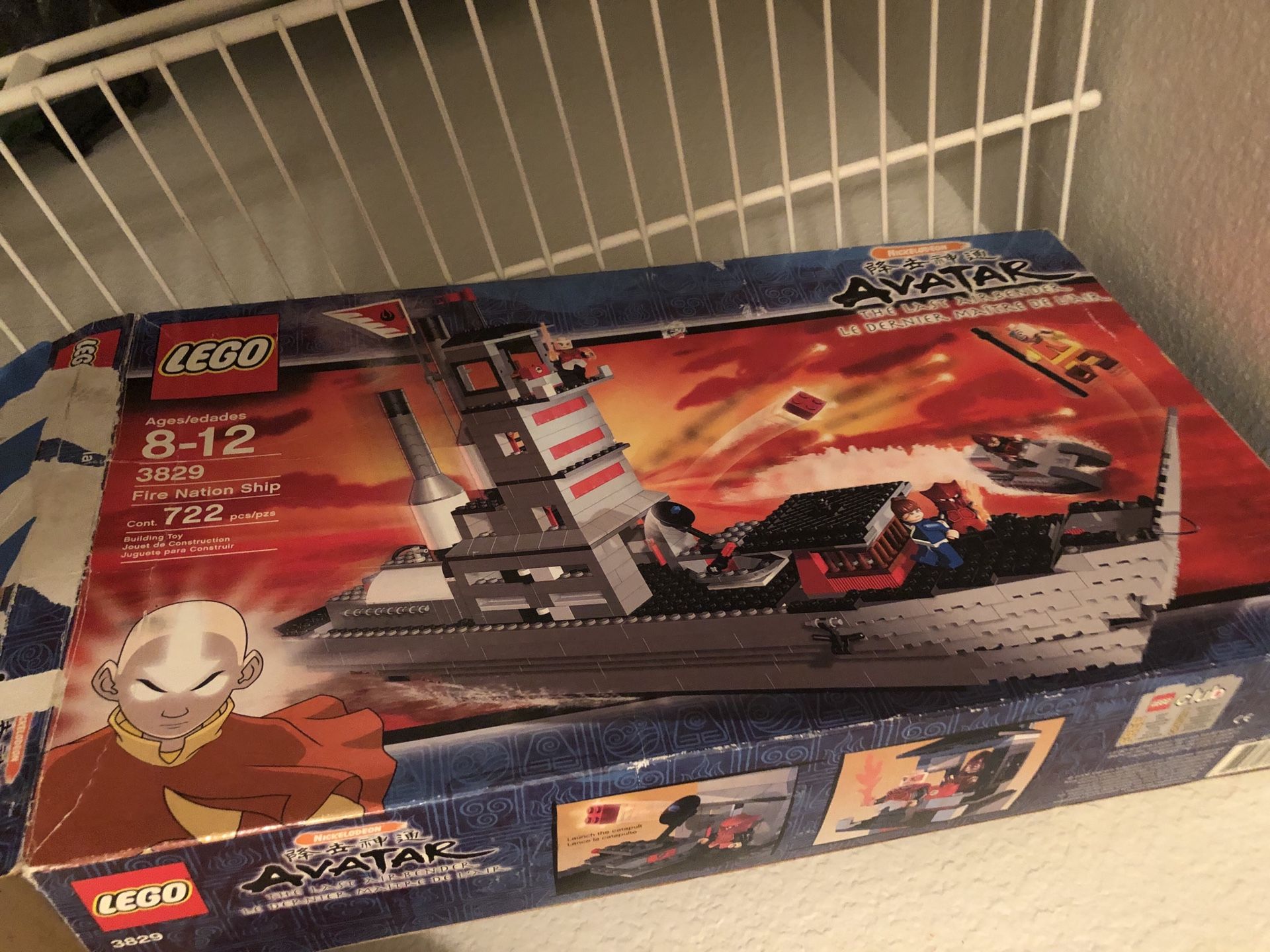 Lego 3829 avatar the last airbender fire nation ship