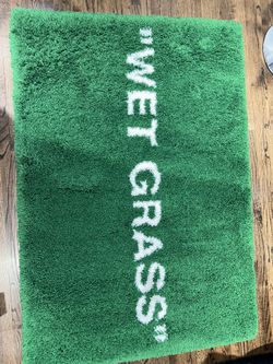 OFFWHITE VIRGIL ABLOB X IKEA “WET GRASS Rug 195x132CM Green for