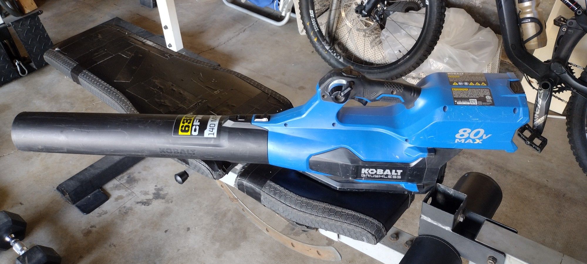 80 Volt Kobalt Leaf Blower