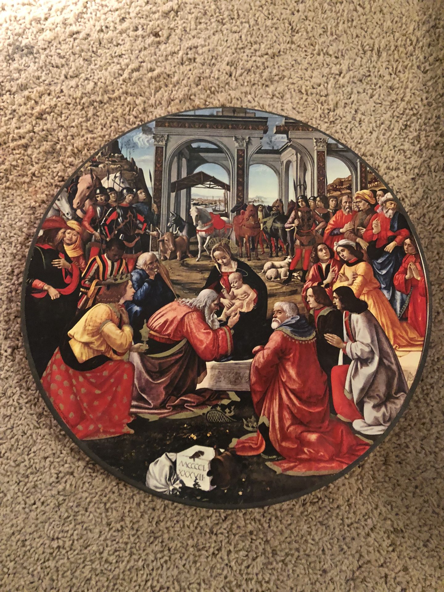 The Adoration of the Magi Round Puzzle