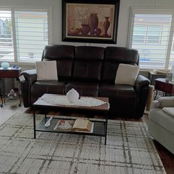 Italian leather couch