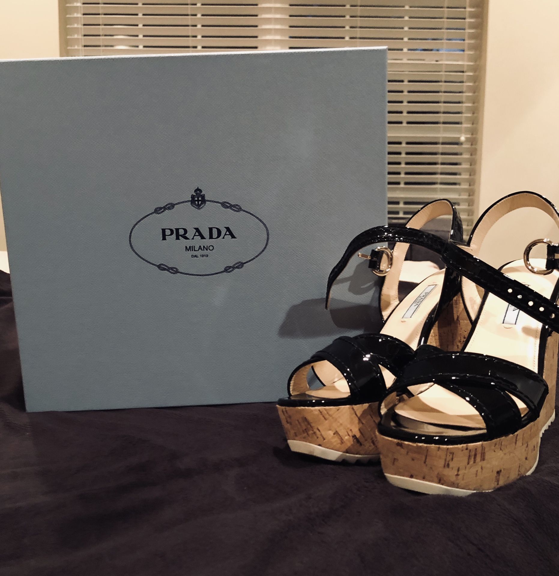 Prada wedges