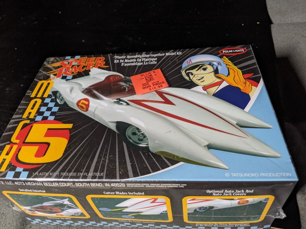 Speed Racer Mach 5 Model Race Car (Polar Lights)1:25 Brand New