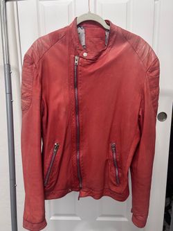Mens' Vintage Italian leather jacket