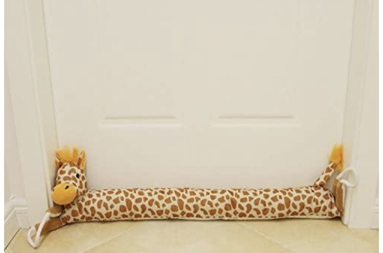 MAXTID 36" Giraffe Door Draft Stopper Weighted 2lb Door Snake Draft Noise Reduce Animal Door Blocker Lovely Gift Dodger