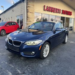 2015 Bmw 228I Convertible $1500 Down 