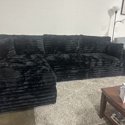Black sectional 