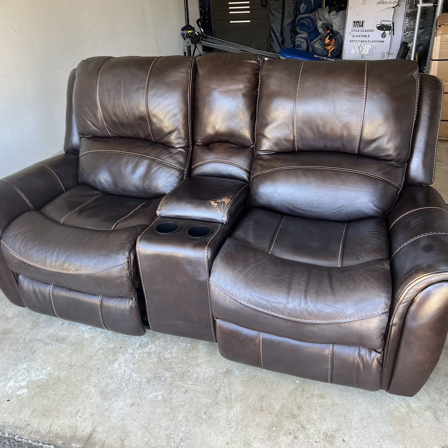 Electric Recycling Loveseat 