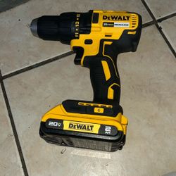 Cordless drill } DEWALT 20V MAX Brushless Cordless 1/2 in. Drill/Driver & Charger 