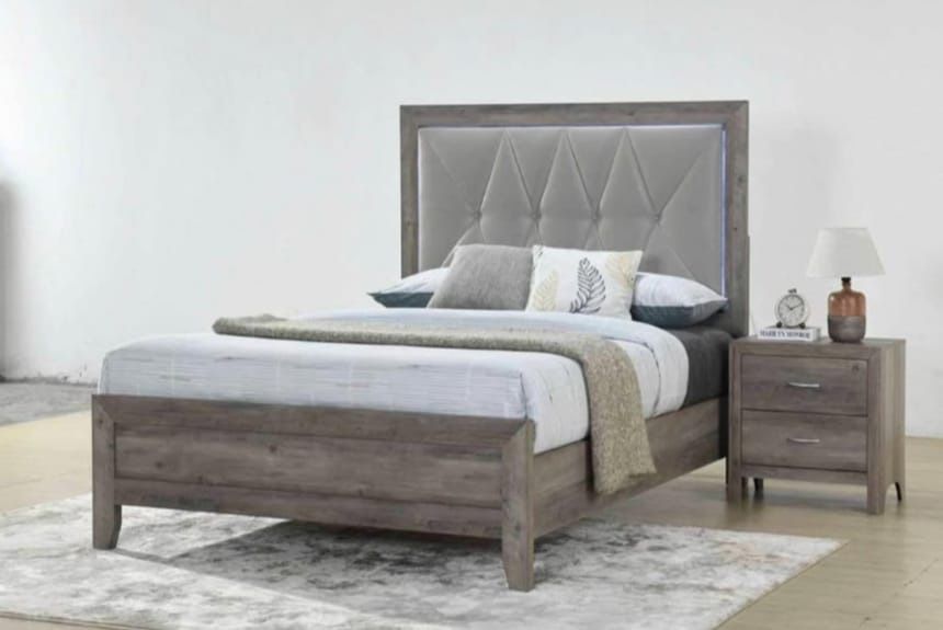 LED Platform Bed