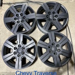 (4) - 18in 6x132 Chevy Traverse Rims