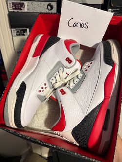 Jordan 3 Fire Red