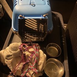 Small Dog/Puppy Cage & Car Seat